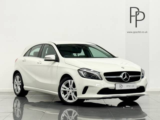 Mercedes-Benz A Class 1.5 A180d Sport Premium 5dr Hatchback Diesel White