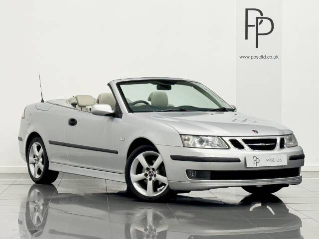 Saab 9-3 2.0t Vector 2dr Auto Convertible Petrol Silver