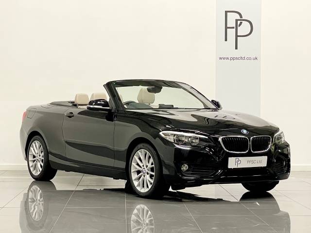 BMW 2 Series 1.5 218i SE 2dr [Nav] Convertible Petrol Black