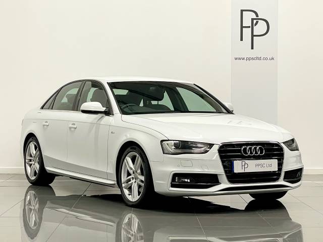 Audi A4 2.0 TDI 150 S Line 4dr Multitronic Saloon Diesel White