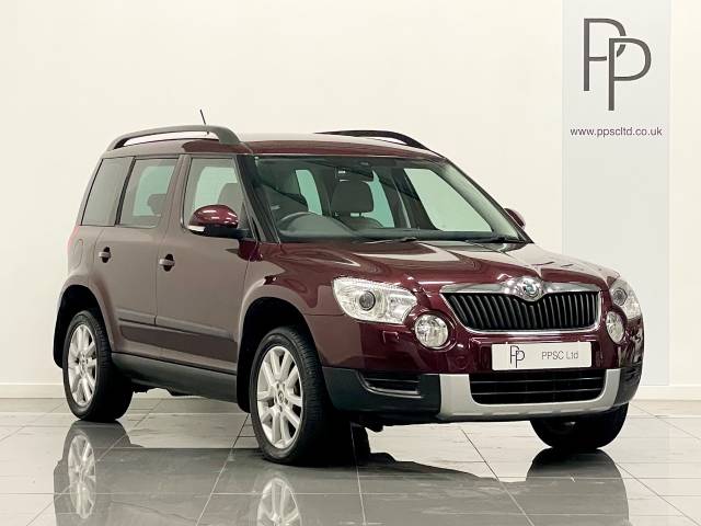 Skoda Yeti 2.0 TDI CR Elegance 4x4 5dr Hatchback Diesel Metallic Deep Maroon