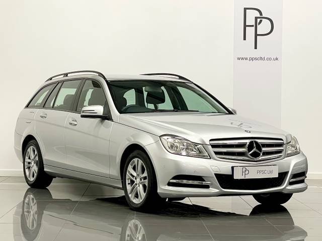 Mercedes-Benz C Class 2.1 C220 CDI BlueEFFICIENCY Executive SE 5dr Auto Estate Diesel Iridium Silver