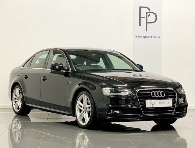 Audi A4 2.0 TDI 150 S Line 4dr Multitronic Saloon Diesel Metallic Black