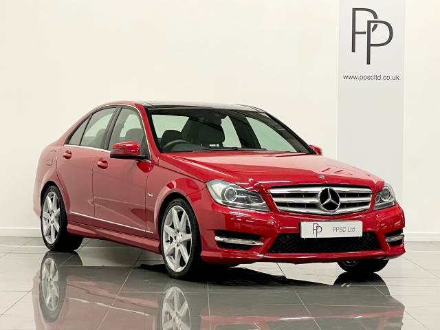 Mercedes-Benz C Class 2.1 C250 CDI BlueEFFICIENCY Sport 4dr Auto Saloon Diesel Red