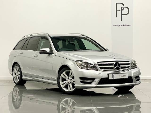 Mercedes-Benz C Class 2.1 C250 CDI BlueEFFICIENCY AMG Sport 5dr Auto Estate Diesel Silver