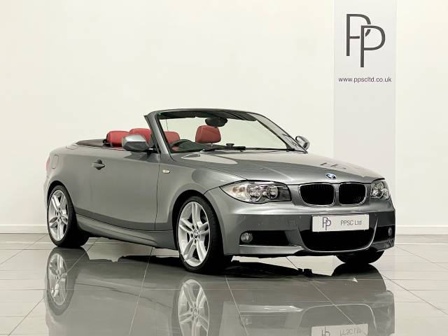 BMW 1 Series 2.0 118i M Sport 2dr Step Auto Convertible Petrol Metallic Grey