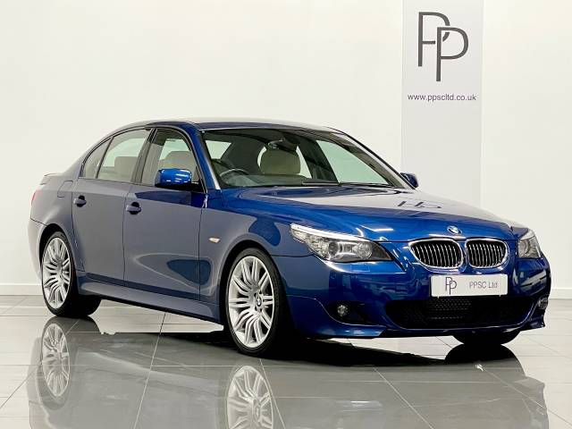 BMW 5 Series 3.0 525i M Sport 4dr Saloon Petrol Le Mans Blue Metallic