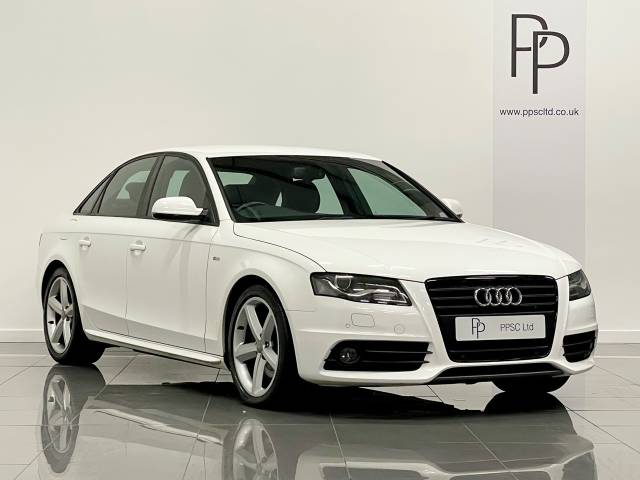 Audi A4 2.0 TDI 170 S Line 4dr [Start Stop] Saloon Diesel White