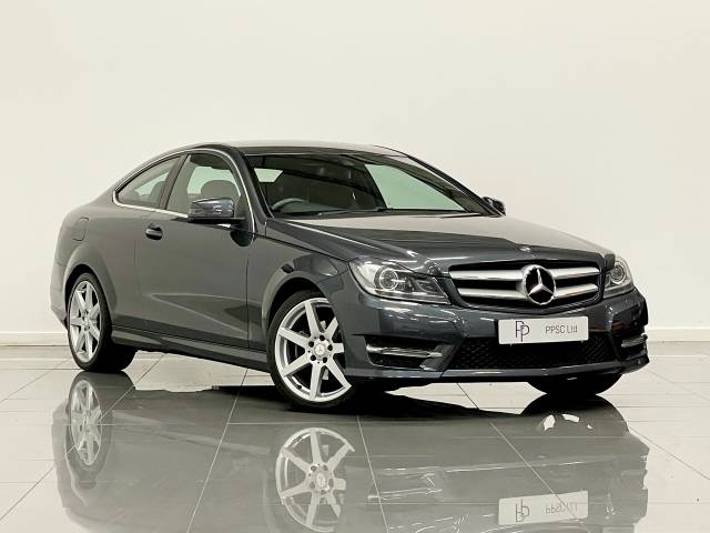 Mercedes-Benz C Class 2.1 C220 CDI BlueEFFICIENCY AMG Sport 2dr Auto Coupe Diesel Metallic Grey