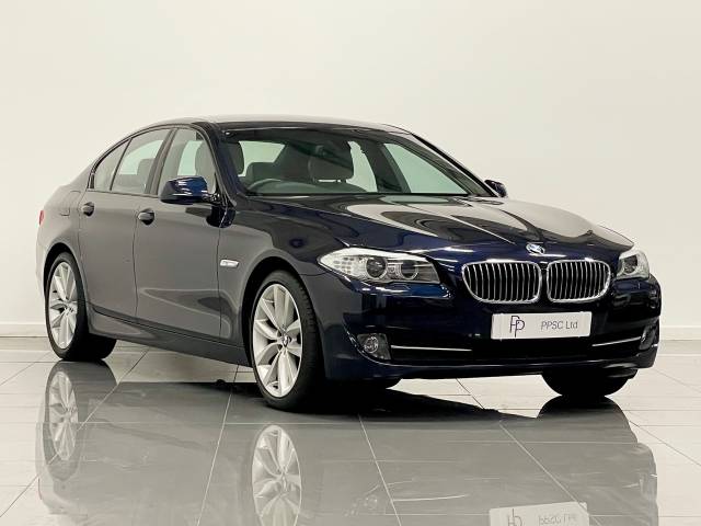 BMW 5 Series 2.0 520d SE 4dr Step Auto Saloon Diesel Metallic Carbon Blue