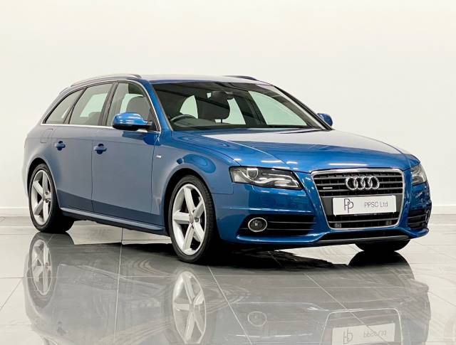 Audi A4 2.0T FSI Quattro S Line 5dr S Tronic Estate Petrol Metallic Blue