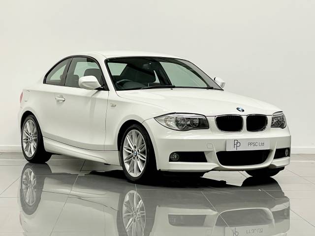 BMW 1 Series 2.0 118d M Sport 2dr Coupe Diesel Alpine White