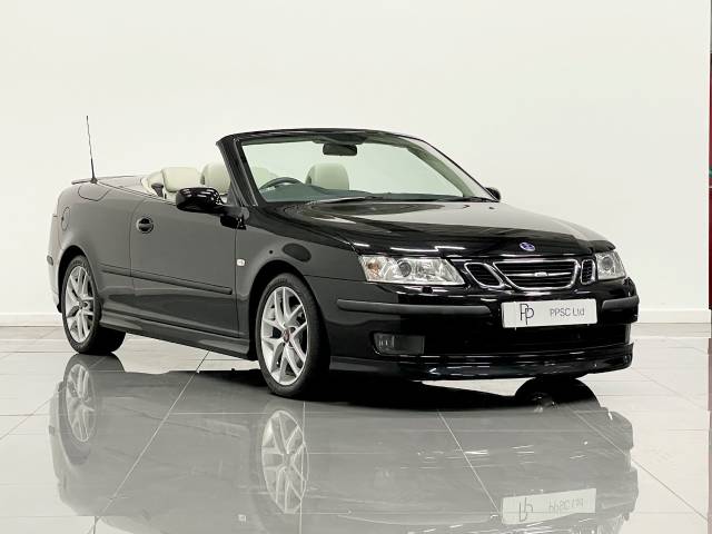 Saab 9-3 2.0T Aero 2dr Convertible Petrol Metallic Black