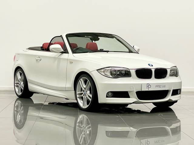 BMW 1 Series 2.0 118d M Sport 2dr Convertible Diesel Alpine White