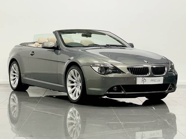 BMW 6 Series 3.0 630i Sport 2dr Auto Convertible Petrol Metallic Grey