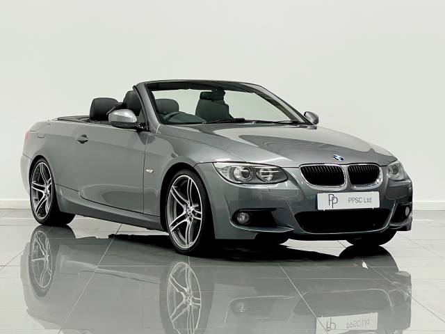 BMW 3 Series 2.0 320i M Sport 2dr Step Auto Convertible Petrol Metallic Grey