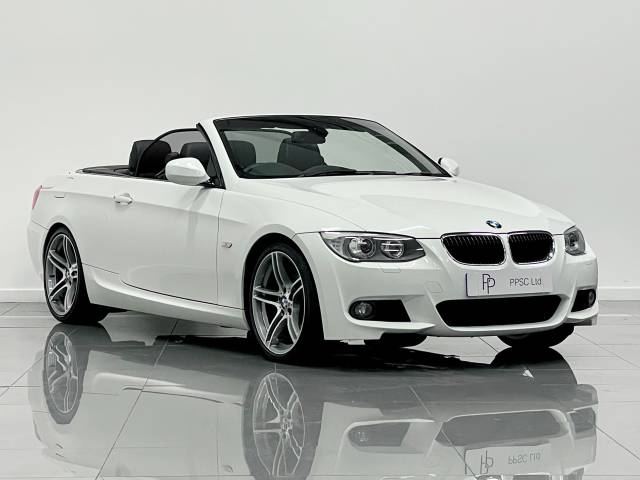 BMW 3 Series 2.0 320d M Sport 2dr Step Auto Convertible Diesel Alpine White