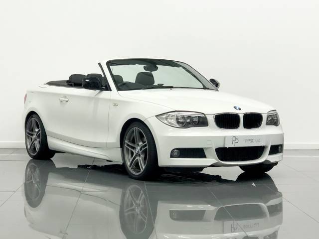 BMW 1 Series 2.0 118d Sport Plus Edition 2dr Convertible Diesel Alpine White