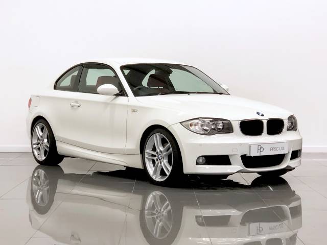 BMW 1 Series 2.0 120d M Sport 2dr Coupe Diesel Alpine White