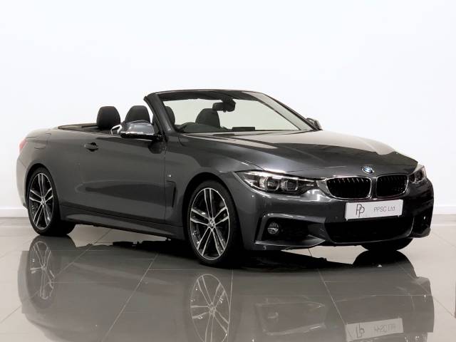 BMW 4 Series 3.0 430d M Sport 2dr Auto [Professional Media] Convertible Diesel Metallic Grey