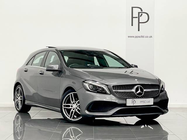 Mercedes-Benz A Class 1.5 A180d AMG Line Premium Plus 5dr Auto Hatchback Diesel Grey