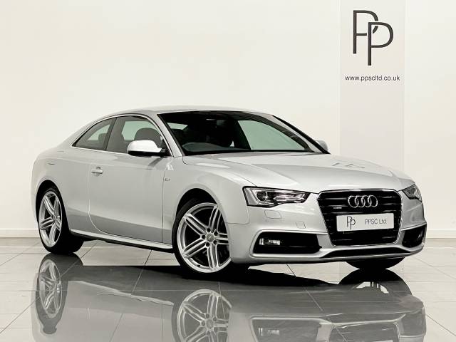 Audi A5 3.0 TDI 245 Quattro S Line 2dr S Tronic Coupe Diesel Silver