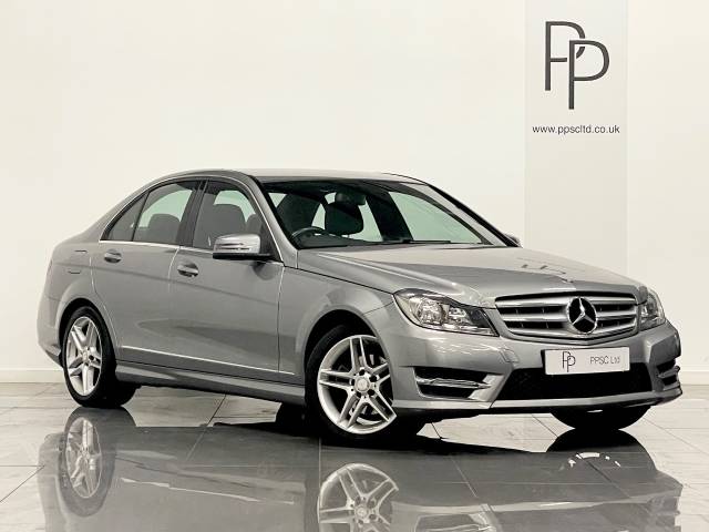 Mercedes-Benz C Class 2.1 C200 CDI BlueEFFICIENCY AMG Sport 4dr Auto Saloon Diesel Silver