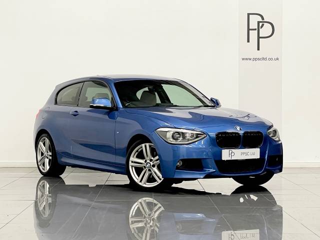 BMW 1 Series 2.0 120d M Sport 3dr Step Auto Hatchback Diesel Estoril Blue